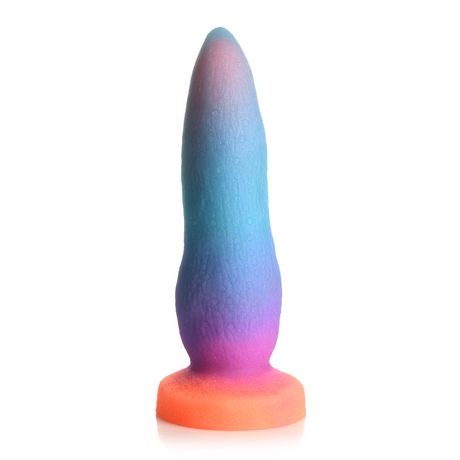 Dildo Tenta-Cock nachtleuchtend Silikon Multicolor 21 x Ø 6,9 cm