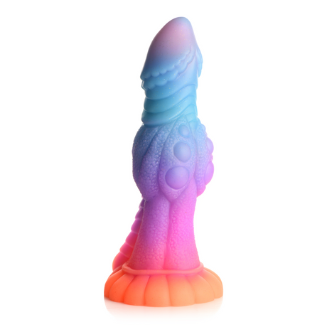 Dildo Alien-Kreatur nachtleuchtend Silikon Multicolor 19,6 x Ø 6,6 cm