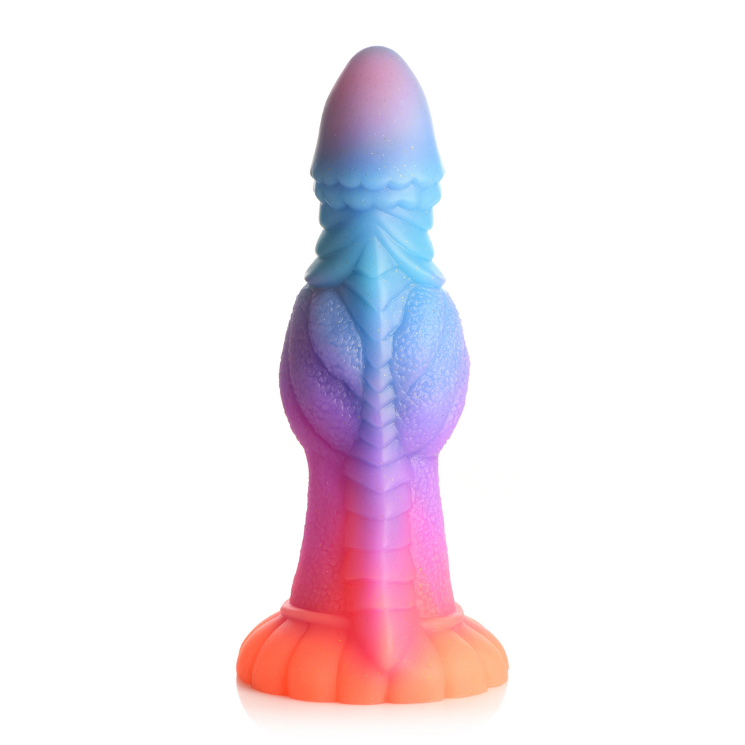 Dildo Alien-Kreatur nachtleuchtend Silikon Multicolor 19,6 x Ø 6,6 cm