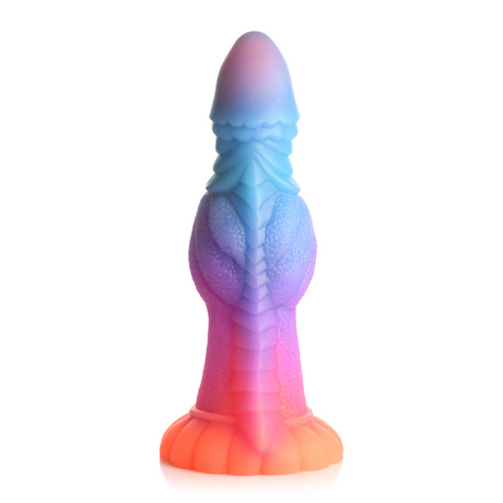 Dildo Alien-Kreatur nachtleuchtend Silikon Multicolor 19,6 x Ø 6,6 cm
