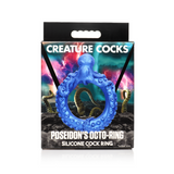 Penisring Poseidon Oktopus Silikon Blau 6,5 cm