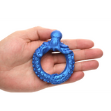 Penisring Poseidon Oktopus Silikon Blau 6,5 cm