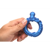 Penisring Poseidon Oktopus Silikon Blau 6,5 cm
