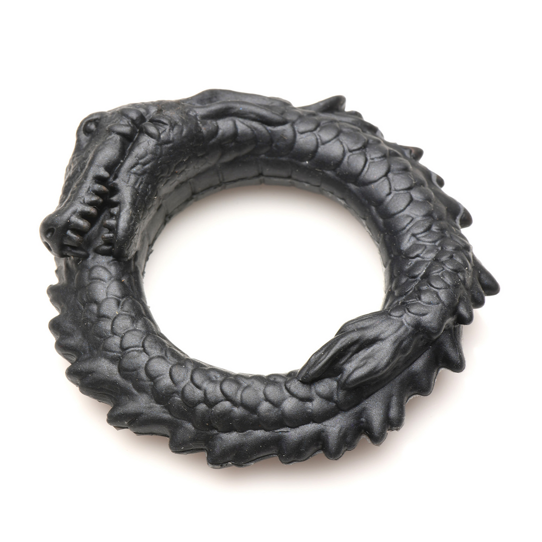 Penisring Kaiman Silikon Schwarz 7,6 cm
