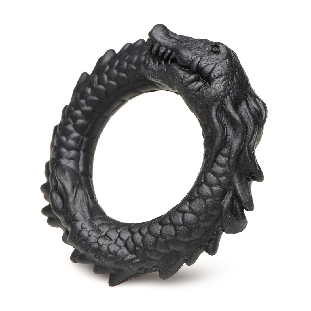 Penisring Kaiman Silikon Schwarz 7,6 cm