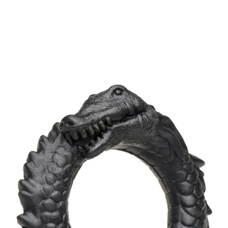 Penisring Kaiman Silikon Schwarz 7,6 cm
