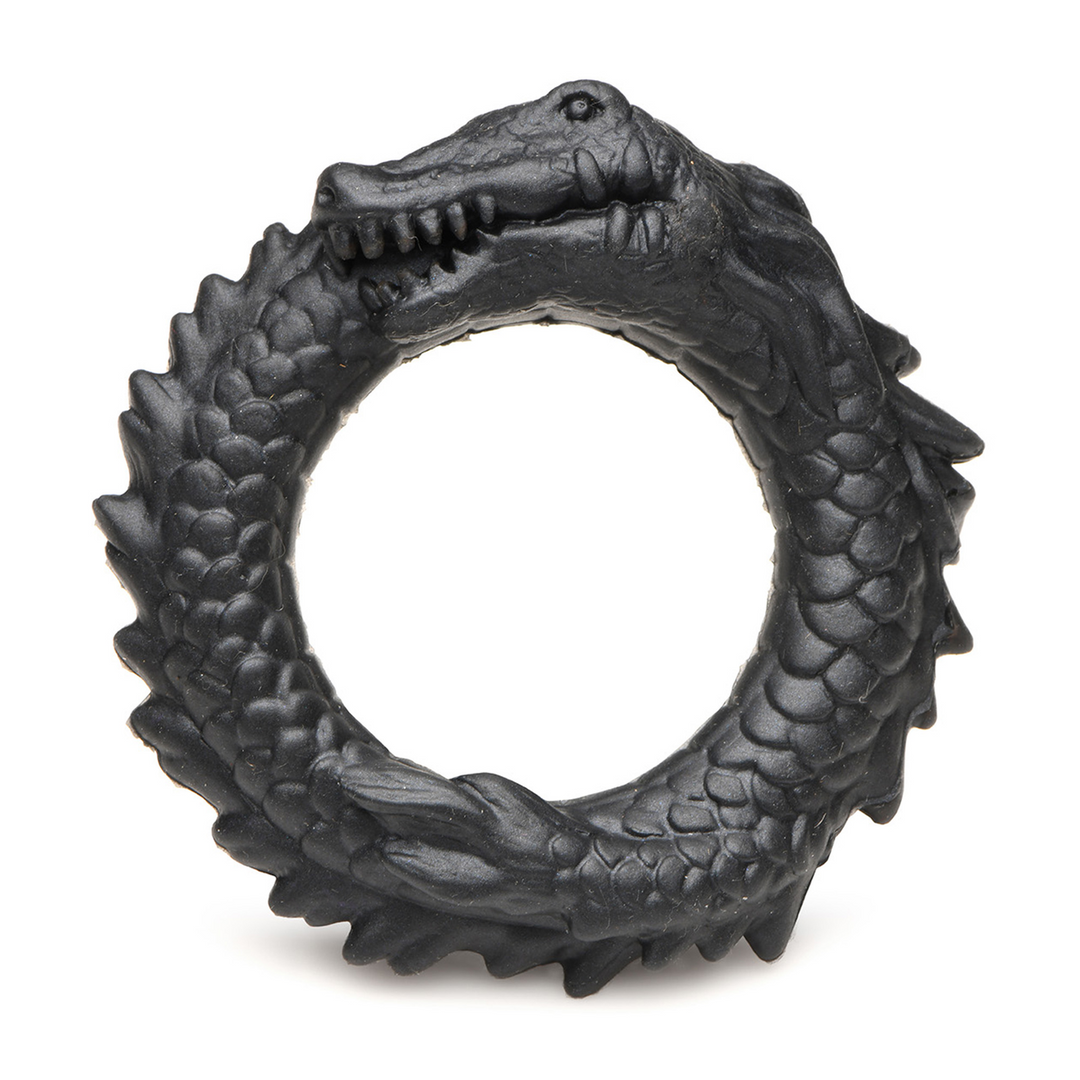 Penisring Kaiman Silikon Schwarz 7,6 cm