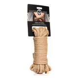 Bondage-Seil Jute geflochten Braun 13,2 x Ø 0,6 cm
