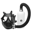 Gasmaske Master Series Inhaler mit Kunststoffflasche Schwarz