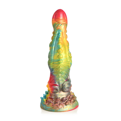 Dildo Majestic Merman Silikon Regenbogen 22,1 cm