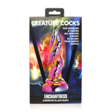Dildo Zauberin Glas Regenbogen 13,2 cm