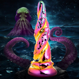 Dildo Zauberin Glas Regenbogen 13,2 cm