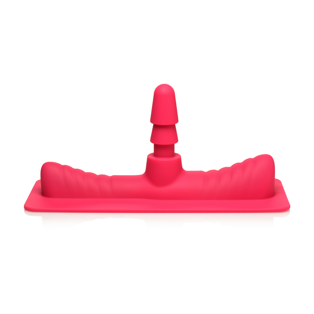 Satteladapter mit Dildo Pink 18,4 cm