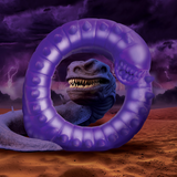Penisring Slitherine Silikon Violett 7,5 cm