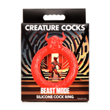 Penisring Beast Mode Silikon Rot 8,9 cm