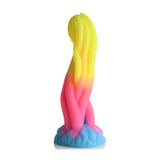 Dildo Tenta Glow nachtleuchtend Silikon Regenbogen 19,1 cm