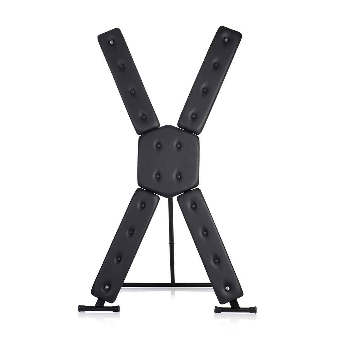 Andreaskreuz Deluxe Schwarz 183,4 cm