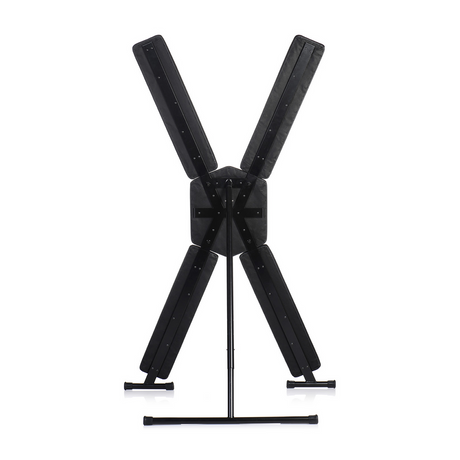Andreaskreuz Deluxe Schwarz 183,4 cm