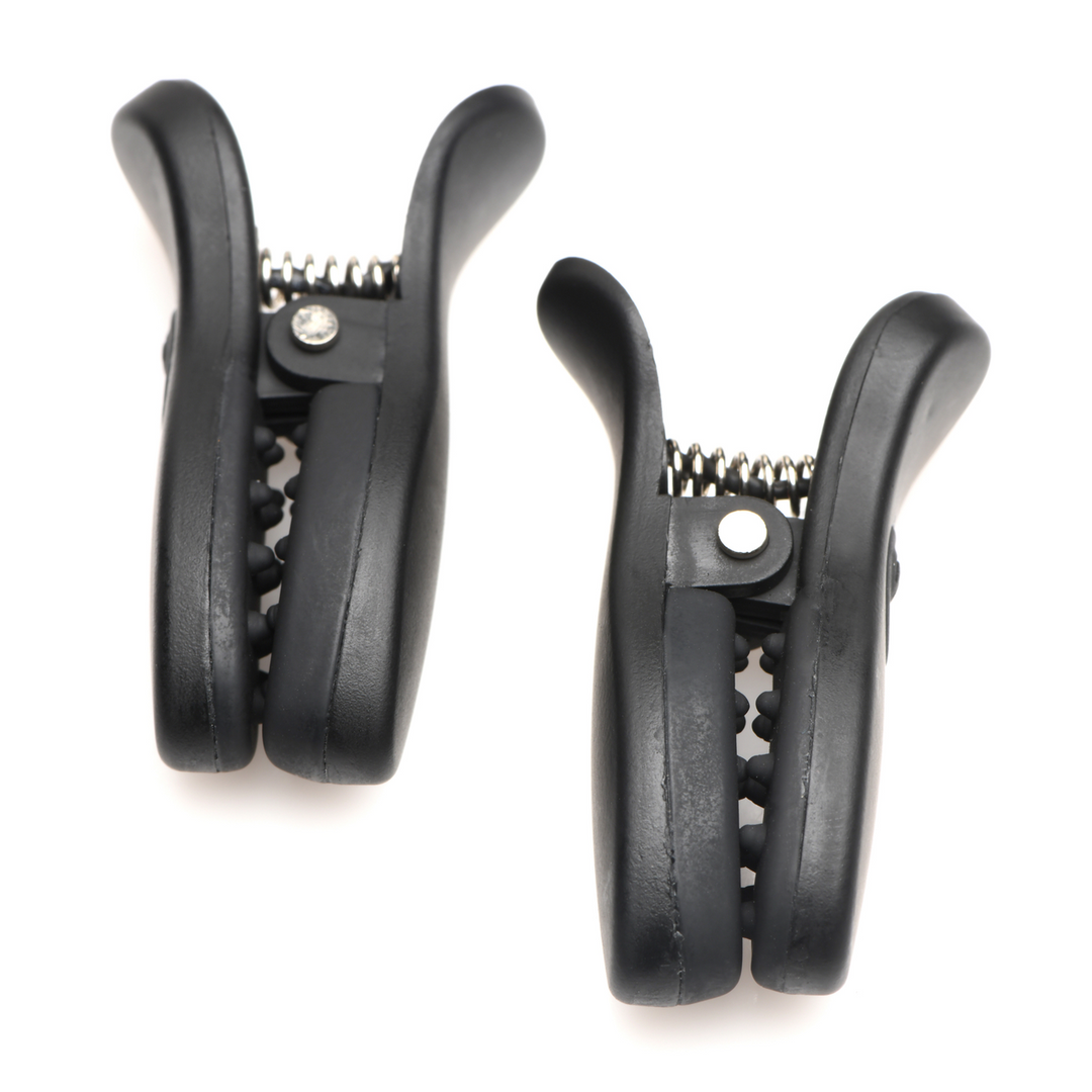 Nippelklemmen Dark Grip mit Vibration Schwarz 5 cm