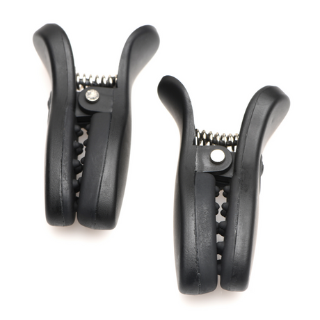 Nippelklemmen Dark Grip mit Vibration Schwarz 5 cm
