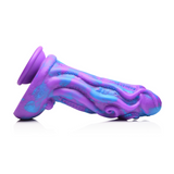 Dildo Octophallus Silikon Violett/Blau 17,8 x Ø 6,1 cm