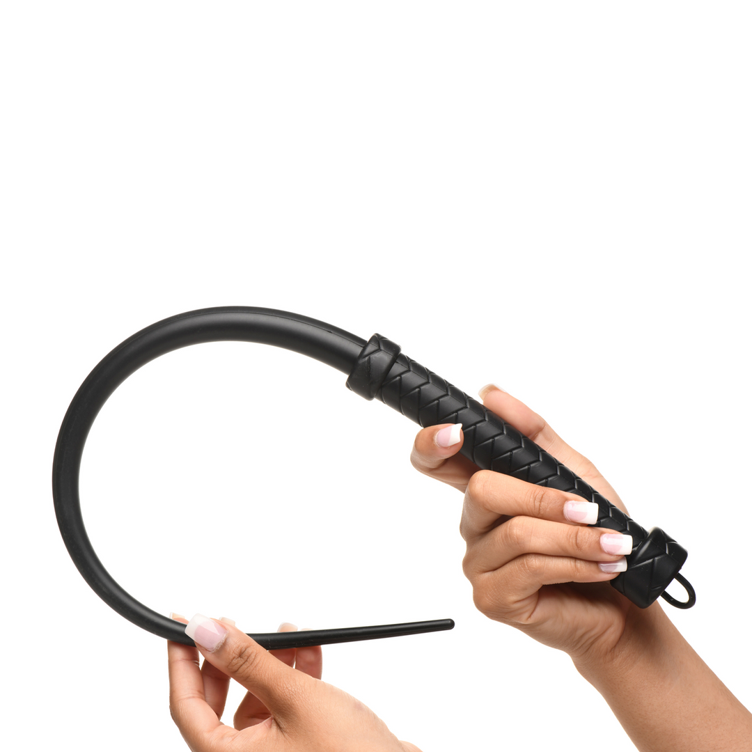 Peitsche Viper Tail Silikon Schwarz