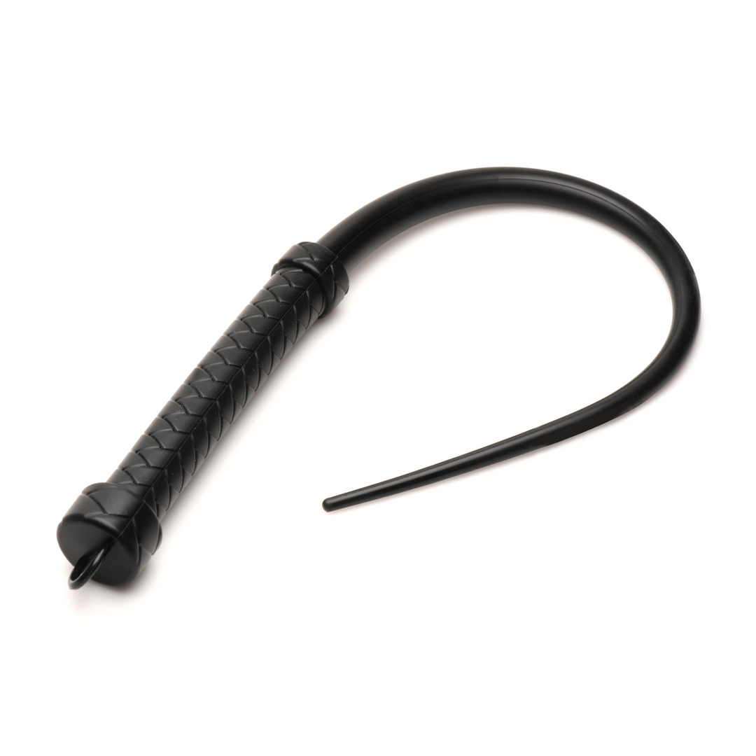 Peitsche Viper Tail Silikon Schwarz