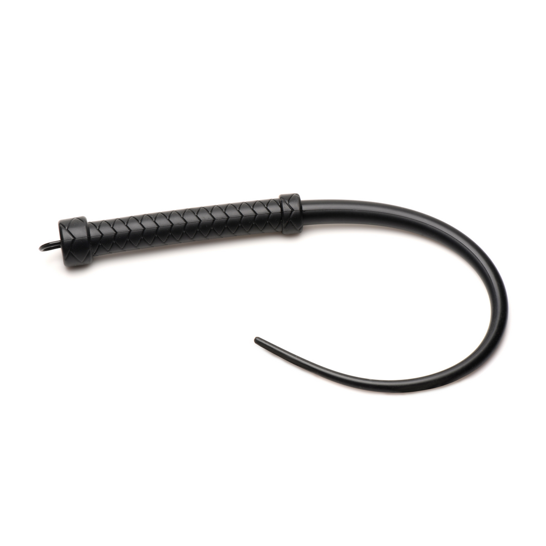 Peitsche Viper Tail Silikon Schwarz