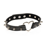 Choker Spitzherz Schwarz
