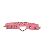 Choker Spitzherz Schwarz