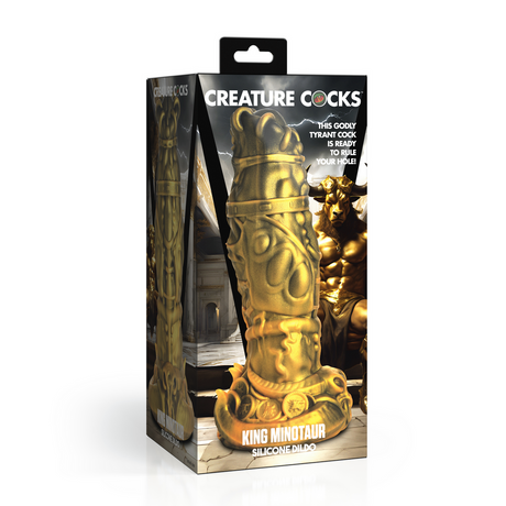 Dildo König Minotaurus Silikon Gold 19,3 x Ø 6,9 cm