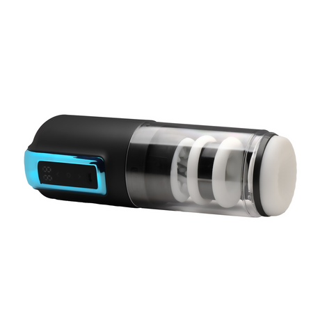 Masturbator Roto-Stroke stoßend und rotierend Schwarz 12,7 x Ø 8,6 cm