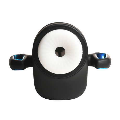 Masturbator Cyber Milker vibrierend mit Handyhalter Schwarz/Durchsichtig 18,3 x Ø 10,5 cm