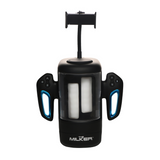 Masturbator Cyber Milker vibrierend mit Handyhalter Schwarz/Durchsichtig 18,3 x Ø 10,5 cm