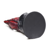 Dildo Dragon Tongue Silikon Schwarz/Rot 20,1 x Ø 6,1 cm