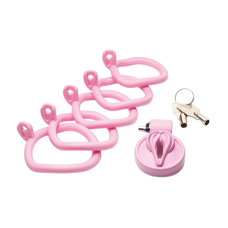 Peniskäfig Vulva-Optik Pink 6,4 cm