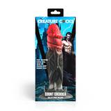Dildo Count Cockula Silikon Schwarz/Rot 20,3 x Ø 5,3 cm