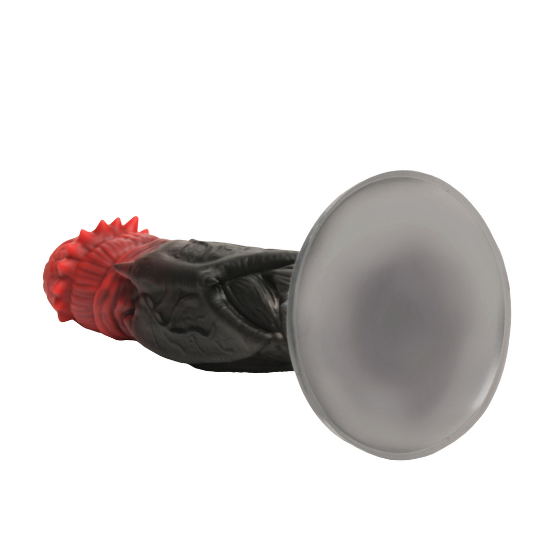 Dildo Count Cockula Silikon Schwarz/Rot 20,3 x Ø 5,3 cm