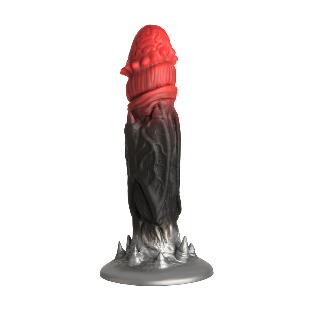 Dildo Count Cockula Silikon Schwarz/Rot 20,3 x Ø 5,3 cm