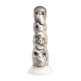Dildo Tower of Doom Silikon Weiß/Grau 15,2 x Ø 5 cm