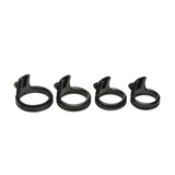 Peniskäfig Hard Stop mit Doppelring Schwarz 5,3 cm