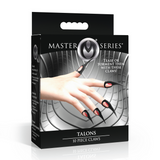 Fingerkrallen Talons 10 Stück Schwarz 6,3 cm