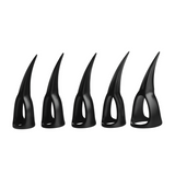 Fingerkrallen Talons 10 Stück Schwarz 6,3 cm