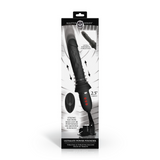 Realistischer Vibrator Power Pounder stoßend Silikon mit Fernbedienung Schwarz 17,8 x Ø 4,3 cm