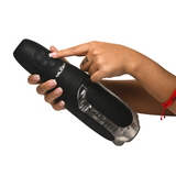 Masturbator Milker Pleasure Grip saugend und vibrierend Schwarz/Durchsichtig 15,2 x Ø 8,4 cm