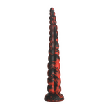 Dildo Stinger Silikon Schwarz/Rot 13,7 x Ø 5,6 cm