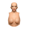 Silikon-Anzug Sexy Skin mit Gesicht und C-Cup-Brüsten Hautfarbe