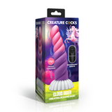 Realistischer Vibrator Cloud Rider Einhorn Silikon Pink/Violett 19 x Ø 4,3 cm