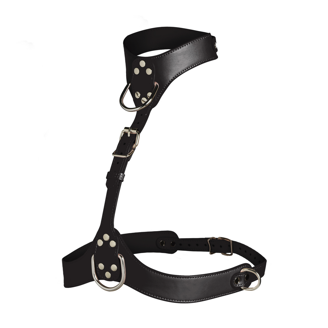 Brust-Harness Vixen für Damen Schwarz