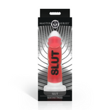 Dildo Slut Silikon Schwarz/Rot 17,3 x Ø 4,6 cm